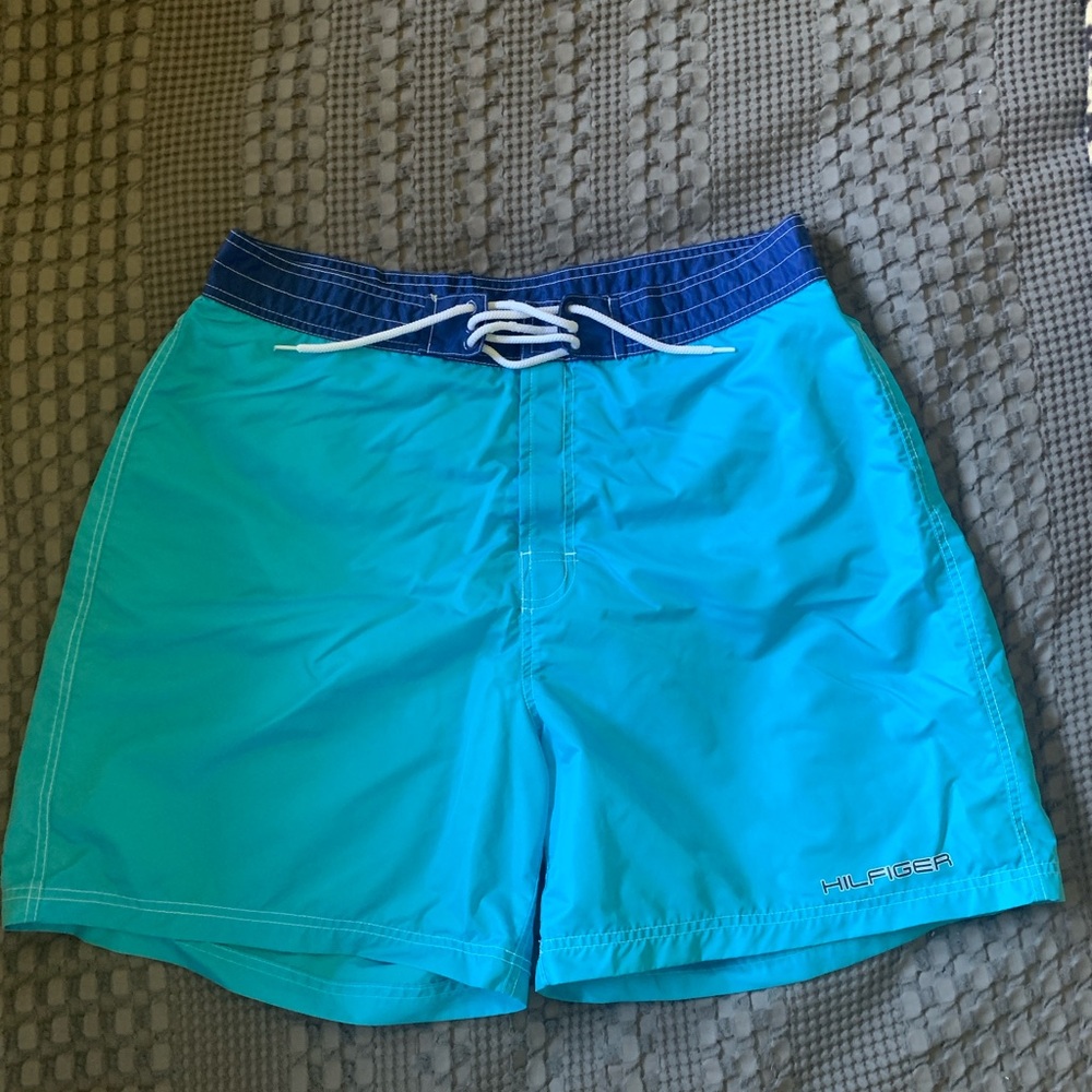 Tommy Hilfiger Men's Blue Board Swim Shorts